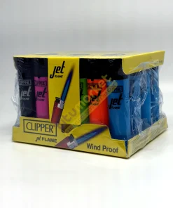 Clipper Düz Renkler JEt Plastik 24 Adet Çakmak - 3. görsel