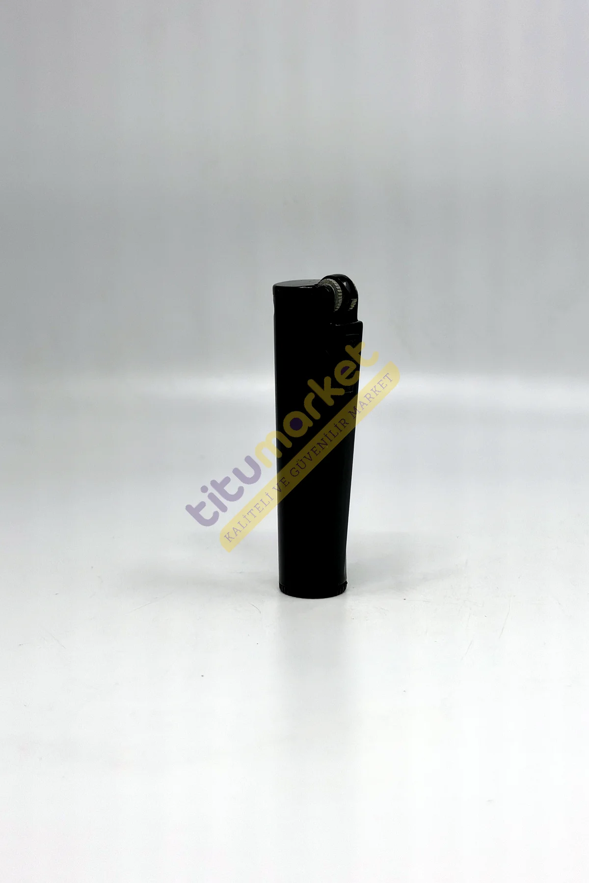 Clipper Kişiye Özel İsimli Benzinli Siyah Renk Full Metal Çakmak