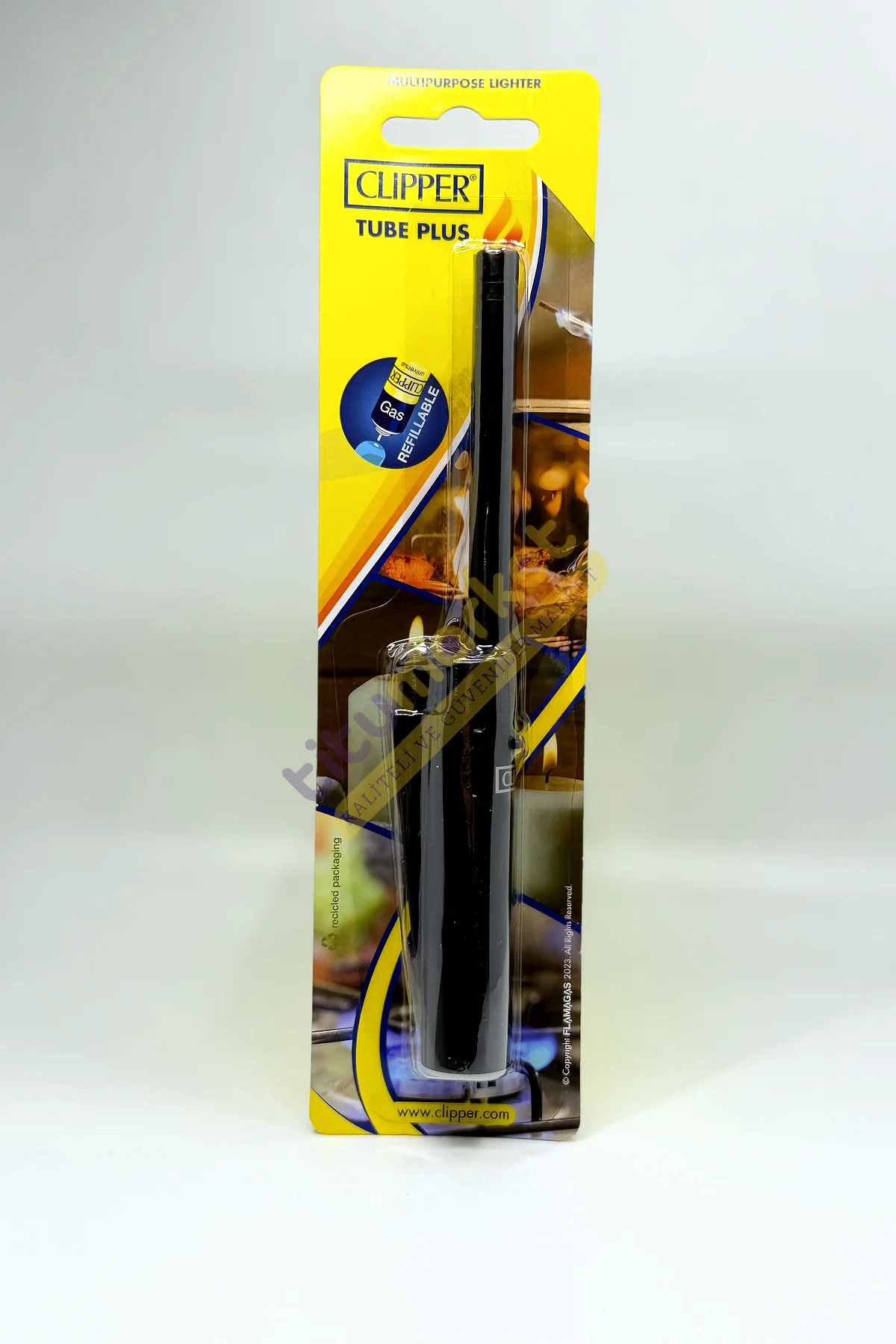 Clipper Mutfak Çakmağı Siyah Renk Tube Plus Çakmak