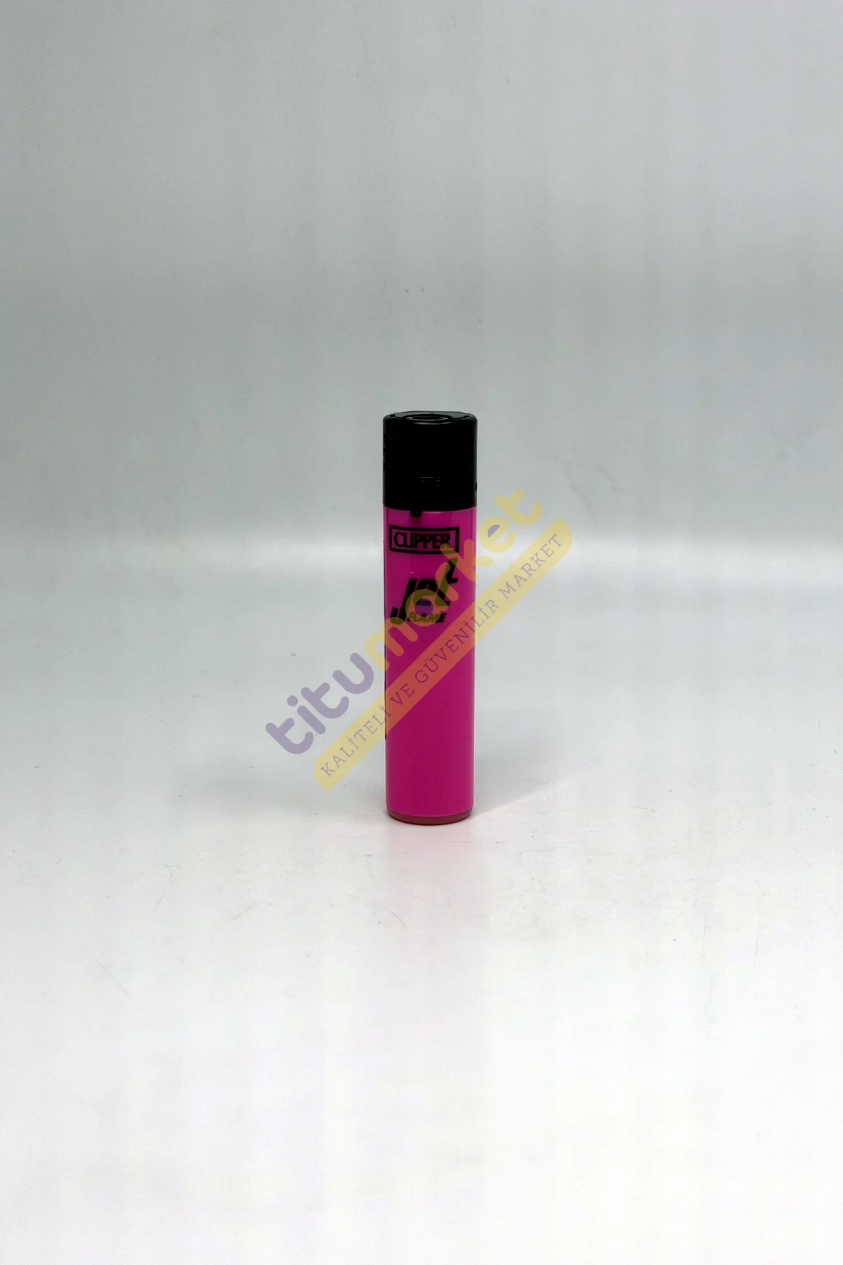Clipper Pembe Renk Jet Plastik Çakmak