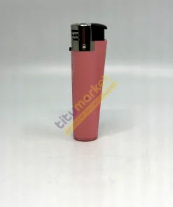 Clipper Pudra Pembe Renk Jet Plastik Çakmak - 2. görsel