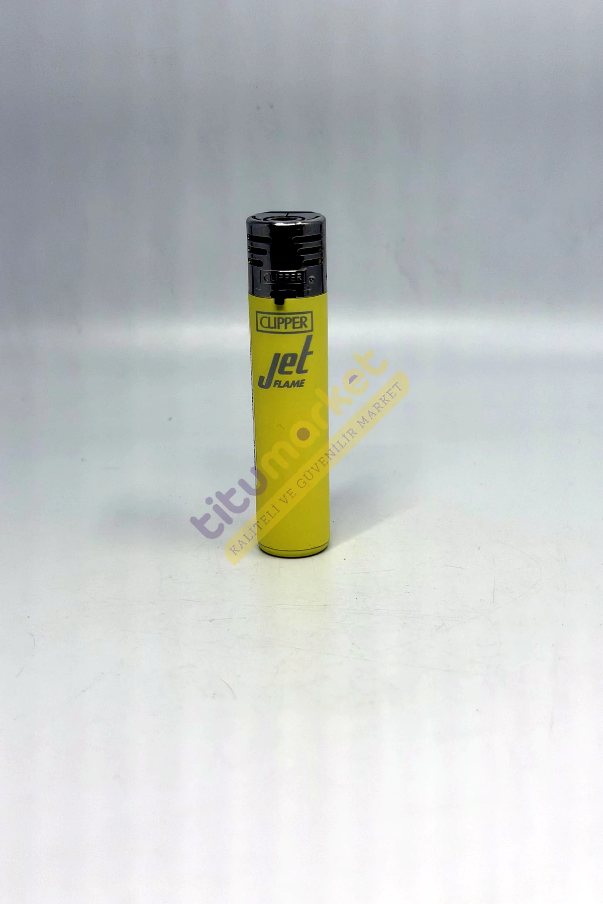 Clipper Pudra Sarı Renk Jet Plastik Çakmak